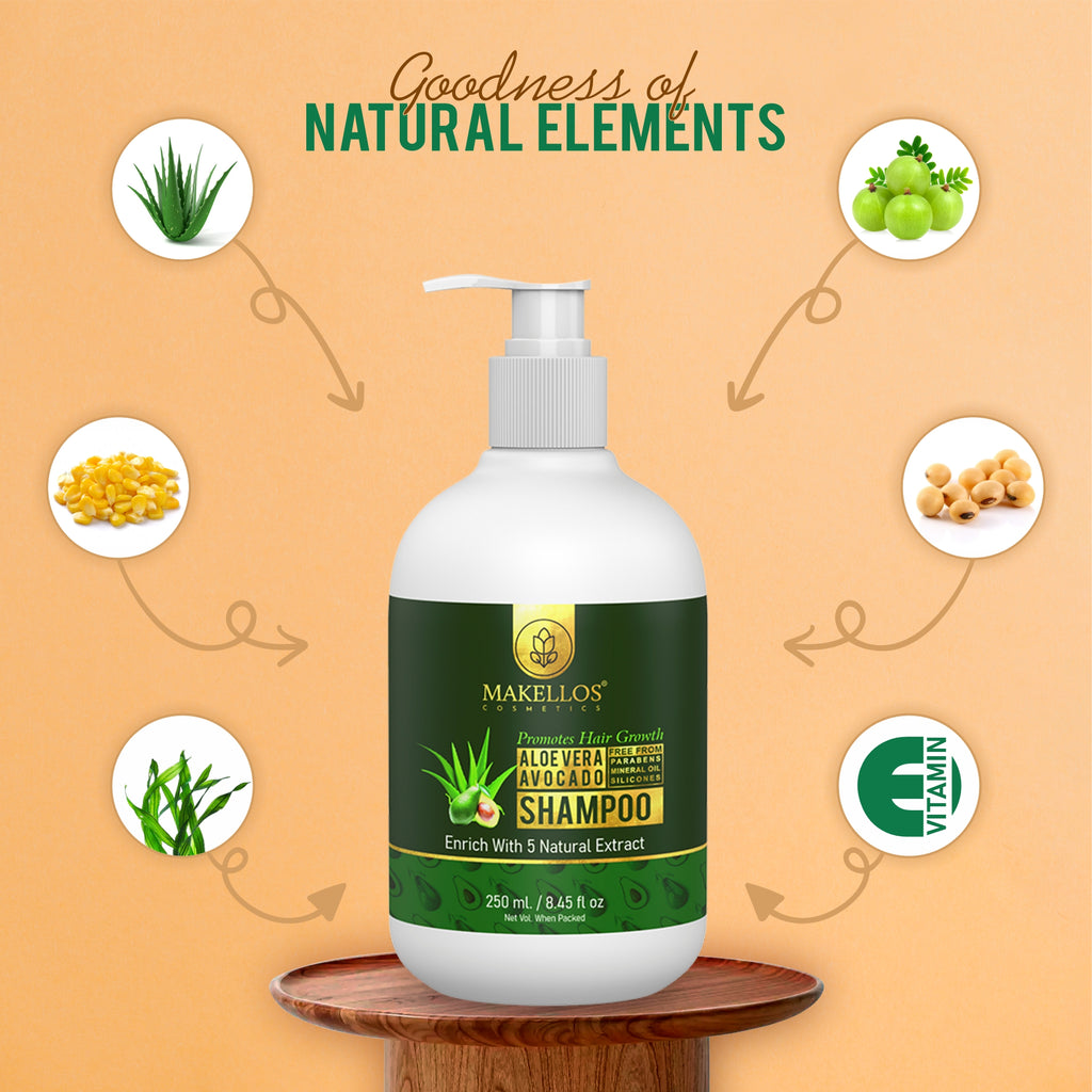 Radiant Aloe Vera and Avocado Shampoo