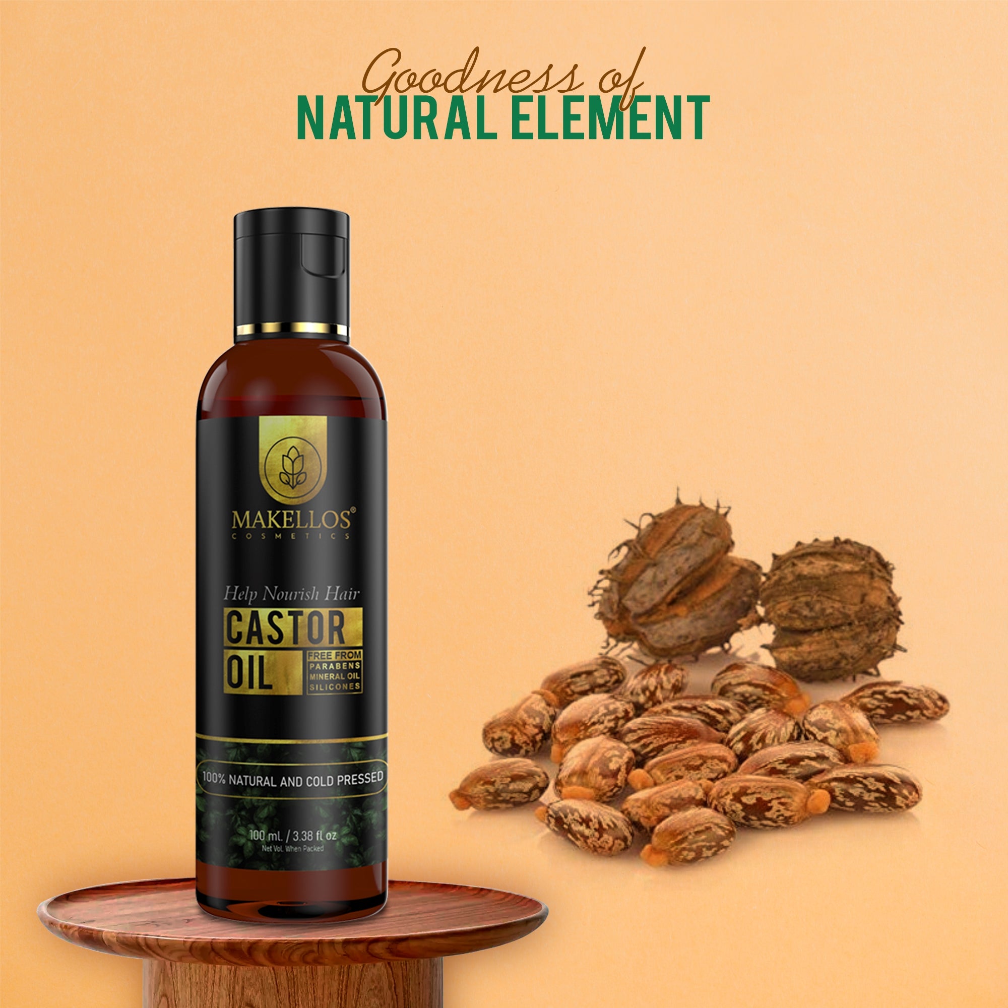 Natural Cold Pressed Castor Oil