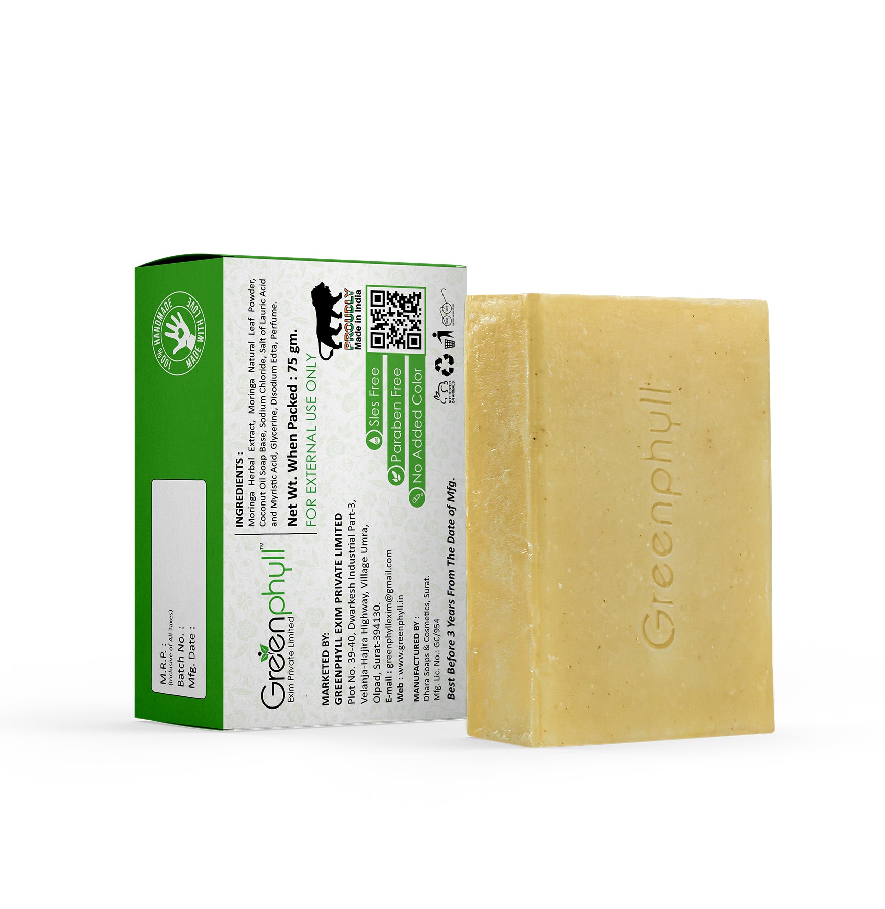 Natural Moringa Cleansing Skin Soap