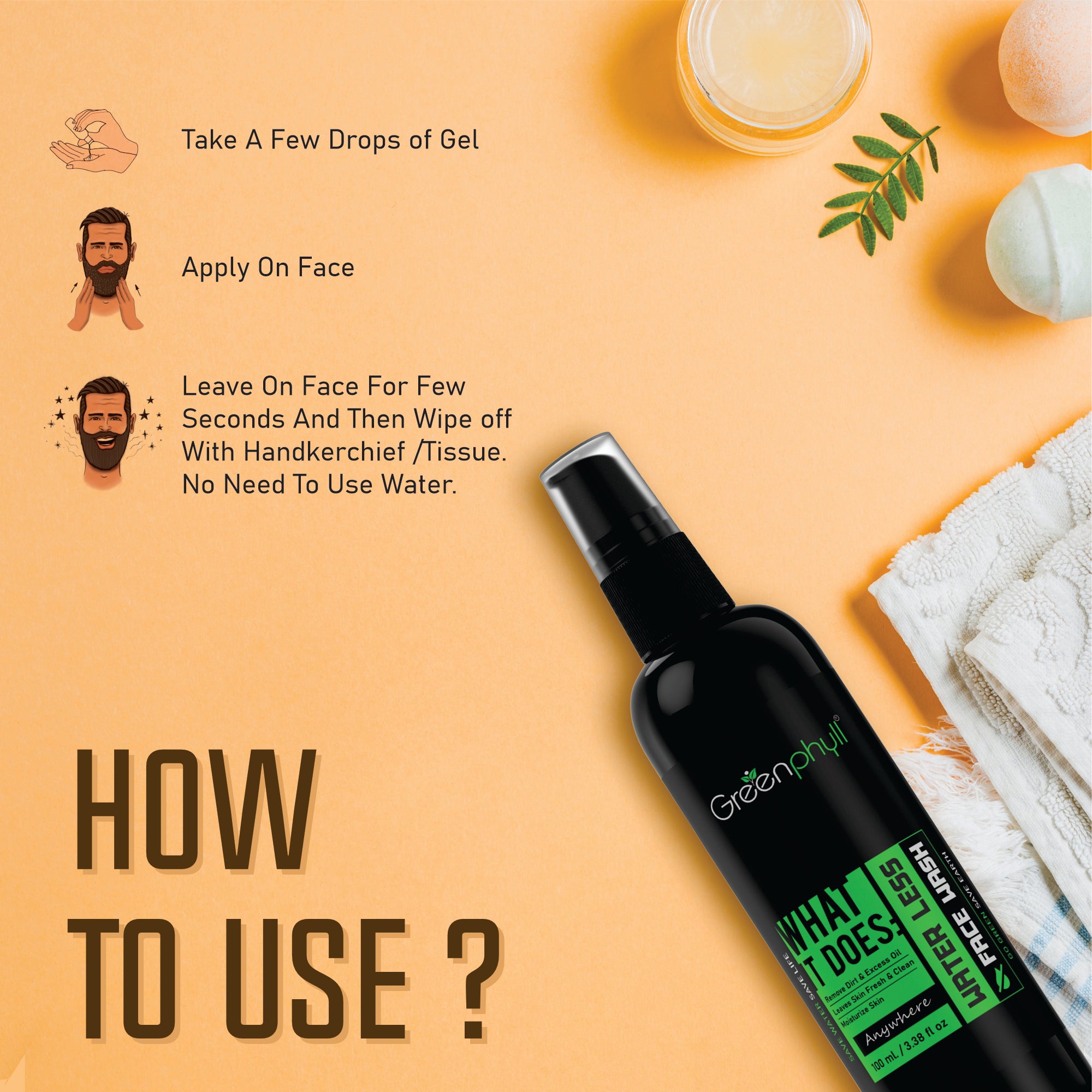 Purifying Waterless Face Wash