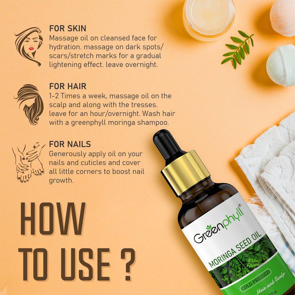 Moringa Seed Face Oil Skin Illuminating and Hydrating