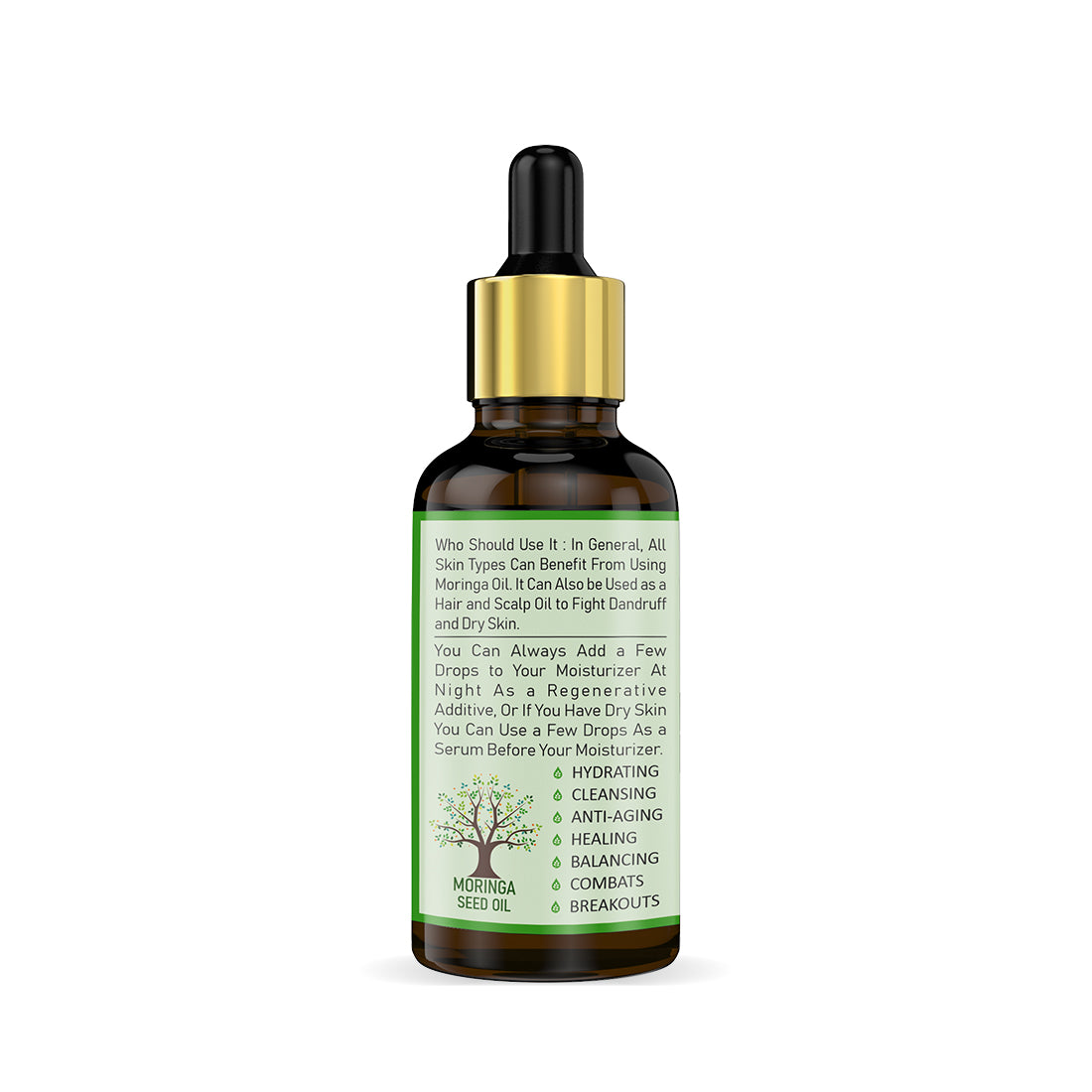 Moringa Seed Face Oil Skin Illuminating and Hydrating