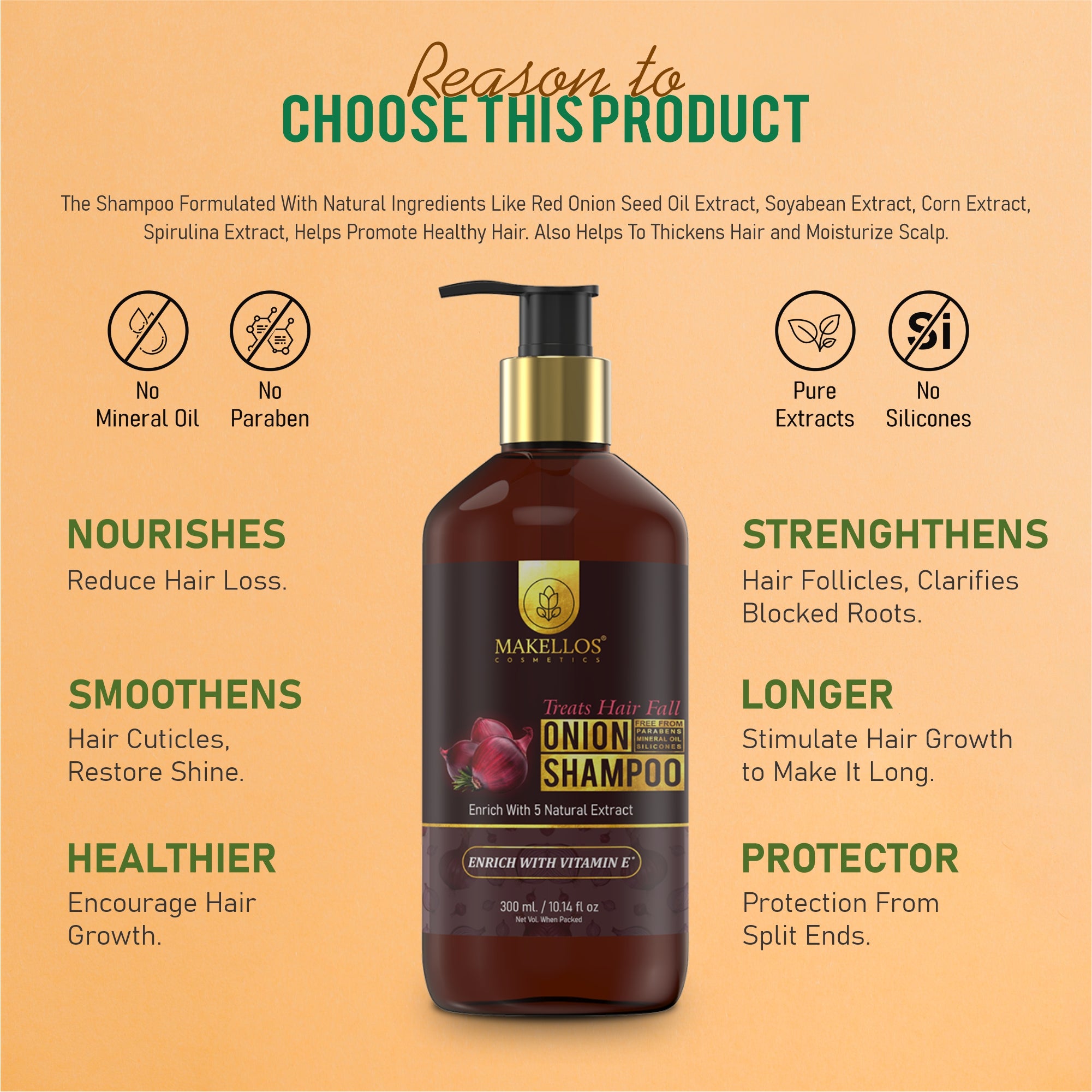 Onion Shampoo For Hair Fall