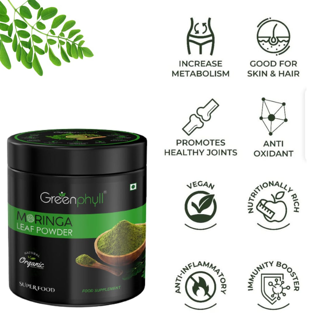 100% Organic Moringa Oleifera Leaf Powder
