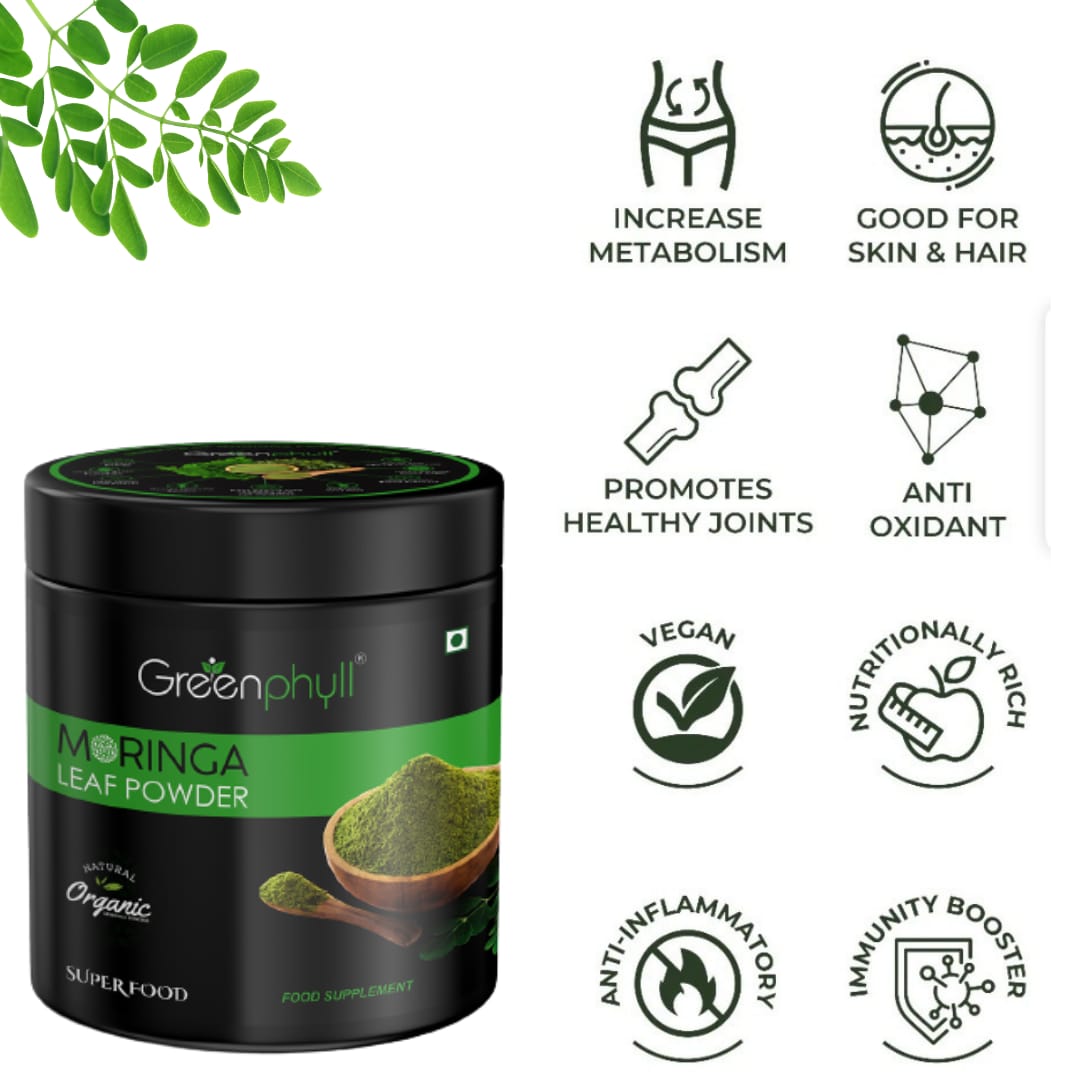 100% Organic Moringa Oleifera Leaf Powder